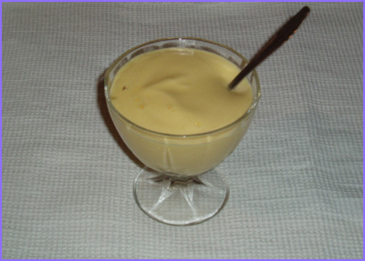 ketogenic diet - cream from eggs