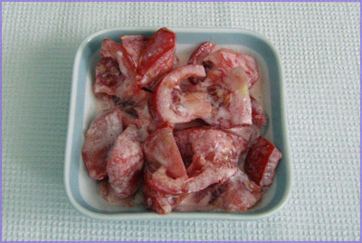 ketogenic diet - tomatoes with cream